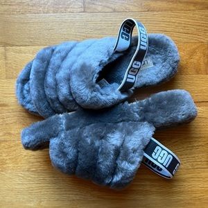 UGG platform slide on slipper